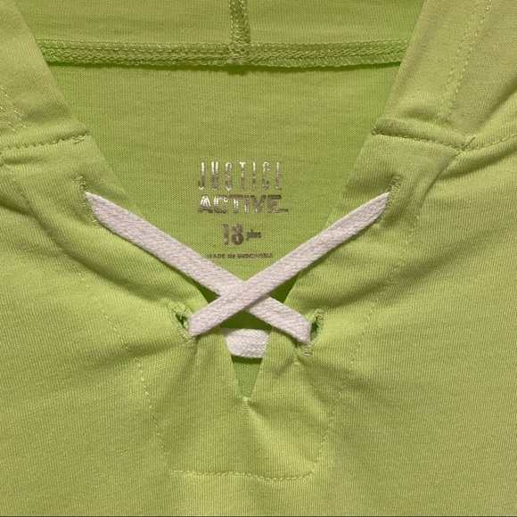 Justice Active Girl’s Soccer Hoodie Size 18 - Picture 4 of 5